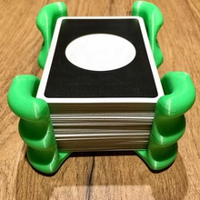 Spiel Kartenspiel-Halter spielkarten kartendeck ablage kartenablage deck - Karte 3d print model - Mito3D
