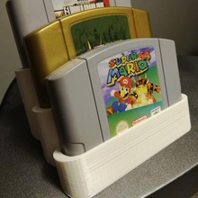 game cart holder snes n64 gameboygba ds home 3d print model - Mito3D