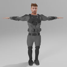 game character man 3d print model - Mito3D