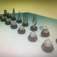 Spiel chess jeux d' chec verschiedene Schach Spiele 3d print model - Mito3D