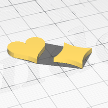 gioco dado carta pic trifoglio piastrelle cuore tarocchi 3d print model - Mito3D