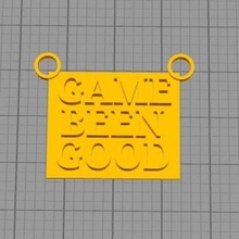 game good necklace fashion 3d print model - Mito3D