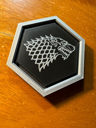 game of thrones coaster cup holder home 3d print model - Mito3D