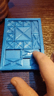 Jeu glissement bloquer puzzle couler briques 3d print model - Mito3D