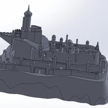 oyun tahta kaleler sanat thrones oyuncak kale var tronos castillos 3d print model - Mito3D