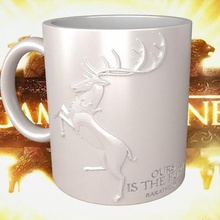 juego de tronos baratheon café mug home stag renly stannis robert king fury ours sculpture relief embossed bas north hbo george martin rr lannister got fast print printing quick easy amazing awesome epic drinks glass cup kitchen house glassware winter winterfell mugs cups tyrion tywin jaime cersei hear roar 3d print model - Mito3D