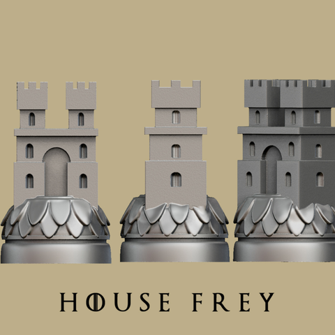 juego de tronos frey marcador reproduction architecture 3dprint art chess fantasy funny game-of-thrones got markers miniature rook la torre zbrush 3D print model - Mito3D