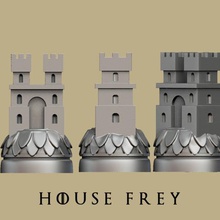 juego de tronos frey marcador reproduction architecture 3dprint art chess fantasy funny game-of-thrones got markers miniature rook la torre zbrush 3d print model - Mito3D