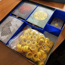 jogo de tronos trono ferro boardgame caixa pastilhas insere brinquedo acessórios 3d print model - Mito3D