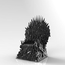 game thrones iron throne art sculptures replica movie 3d print model - Mito3D