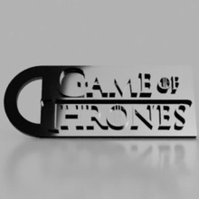 game thrones keychain gadget cool fun gameofthrones got keys movie tv show tvshow war 3d print model - Mito3D