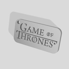 game thrones keychain gadget gameofthrones key rings iron throne 3d print model - Mito3D