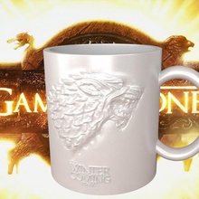 game thrones stark coffee mug home engraved sculpture relief embossed bas king north dierwolf hbo george martin rr baratheon lannister got fast print printing quick easy amazing awesome epic drinks glass cup kitchen house glassware game-of-thrones winter-is-coming winterfell mugs cups