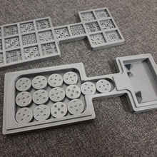 game ur - board boardgame dice play 3d print model - Mito3D