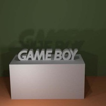 gameboy - logo art modelli nintendo 3d print model - Mito3D