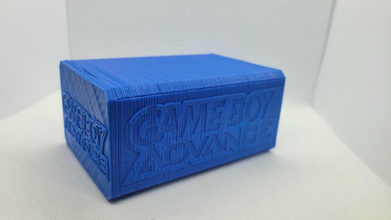 gameboy advance game storage 3d print model - Mito3D