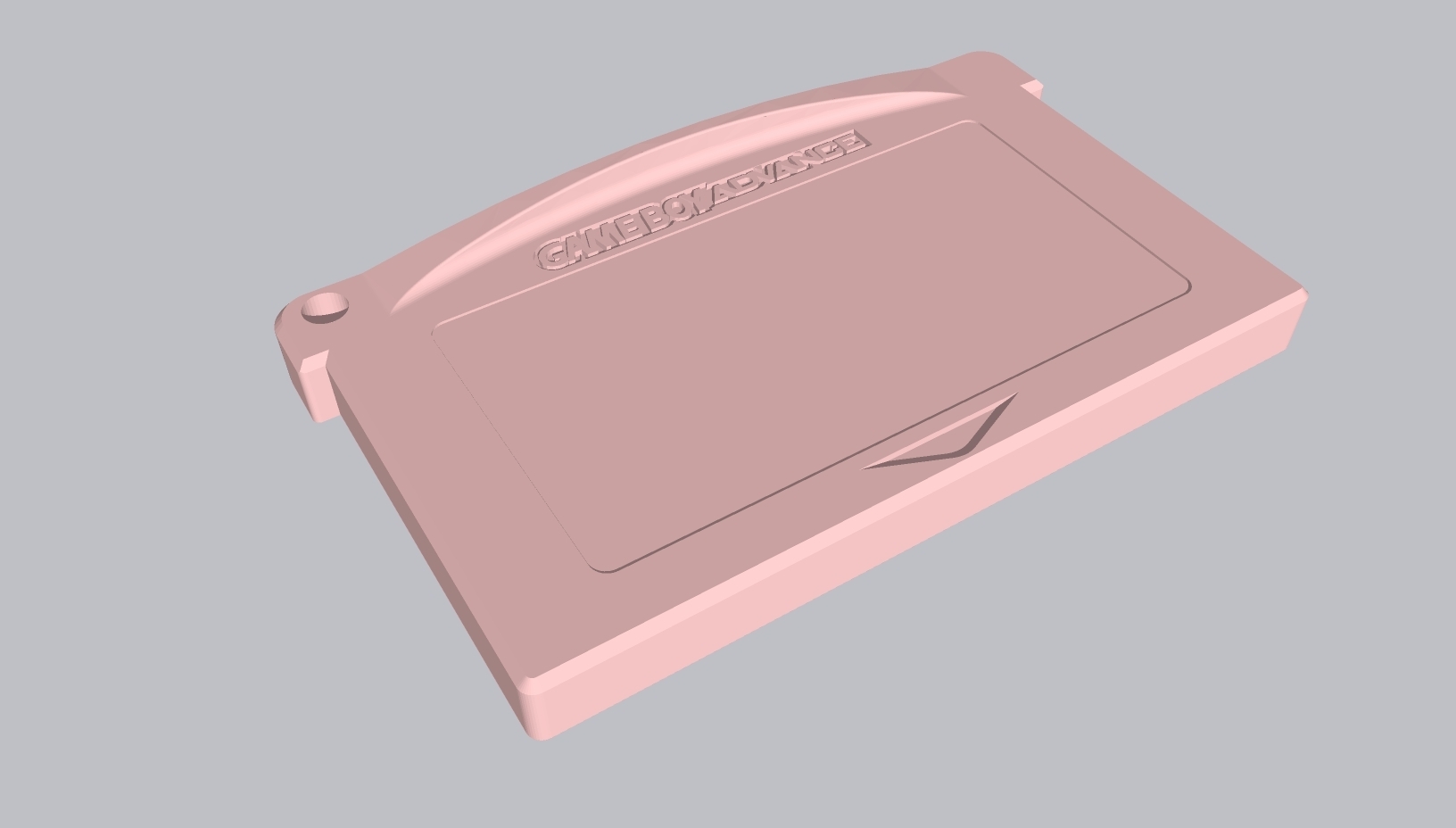 gameboy advance keychain cartridge Game 3D print model - Mito3D