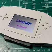 gameboy advance lite gadget super nintendo retro gaming retrogaming portable computer pokemon switch 3ds nds gba games console 3d print model - Mito3D