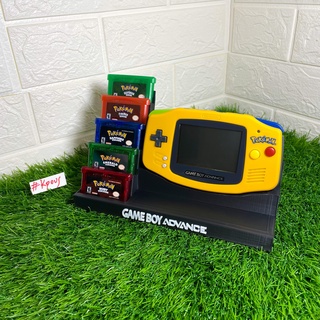 Game Boy voraus Stand 5x Spiel Patronen Halter Unterstützung Farbe Junge Anzeige 3d print model - Mito3D