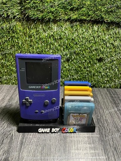 Game Boy Farbe Halter Unterstützung Hand 5 Spiel Patronen Fälle Gadget gbc Stand Pokémon Spiele kpop gba voraus Nintendo retro Konsolen sp ds lite dsi Anzeige 2ds 3ds Konsole 3d print model - Mito3D
