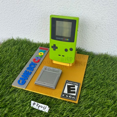 gameboy color premium stand gadget micro game boy holder display cartridges 3d print model - Mito3D