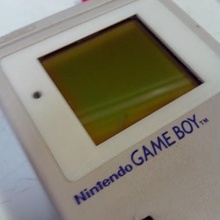 gameboy face part game boy gaming old retro retrogaming games 3d print model - Mito3D
