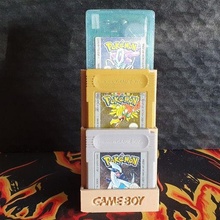 gameboy game stand cartridge display color toy 3d print model - Mito3D