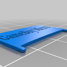 gameboy micro placa frontal eliminación herramienta artilugio vídeo juegos 3d print model - Mito3D