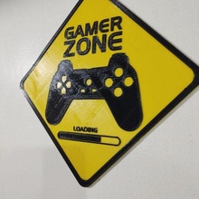 gamer zone signal ps3 3d print model - Mito3D