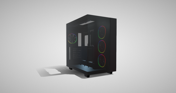 gaming pc cabinet 3d print model - Mito3D