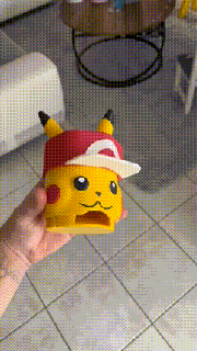 oyun abur cubur pokemon Pikaçu versiyon 3d print model - Mito3D