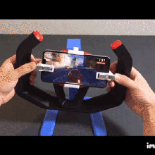 gaming steering wheel mobile gadget game toy handle racing asphalt 9 3d print model - Mito3D