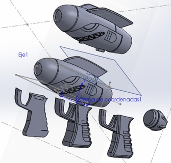 gamma 1 2 blasters Jeu dbz dbzsuper dragonballsuper dragonballz 3d print model - Mito3D