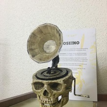 gamola skull art grammer 3d print model - Mito3D