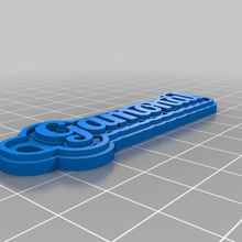 gamonal personalizado chaveiros 3d print model - Mito3D