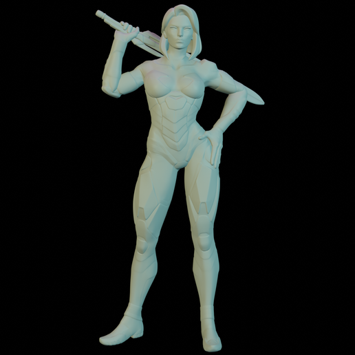 gamora maravilla figura 3D print model - Mito3D