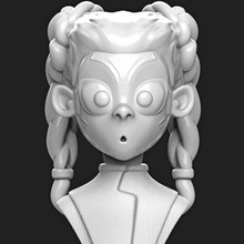 gamora jovens vingadores endgame a arte matteo moscatelli retrato mangá chibi funko pop bebê garota figuras de ação thanos homem ferro 3d print model - Mito3D