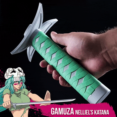 gamuza pequeña 's katana blanqueador juego espada anime cosplay shinigami arrancar bancos ichigo colapsando extensión 3d print model - Mito3D