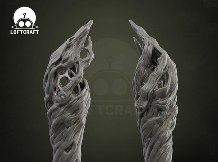 gandalf staff lordooftherings costume wizard thehobbit prop 3d print model - Mito3D