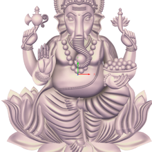 Ganesh art 3d print model - Mito3D