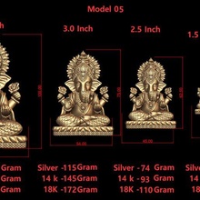 ganesh ji model 05 light weight models sizes 3d print model - Mito3D