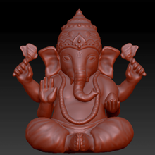 ganesha esculpir arte escultura 3dprinting Deus indiano 3d print model - Mito3D