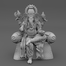 Ganesha artilugio shiva indu señor Dios deidad astral meditación 3d print model - Mito3D