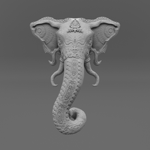 Ganesha cabeza artilugio shiva indu señor Dios deidad 3d print model - Mito3D