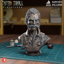 gang chef pre supported Jeu dnd miniature minis donjons dragons 32mm tytantroll miniatures Patreon Masculin homme 3d print model - Mito3D