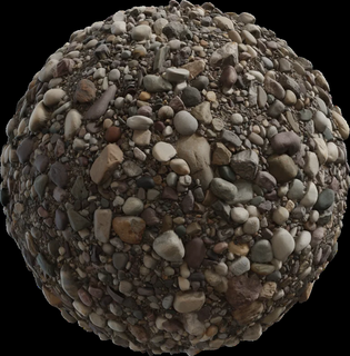 ganges river pebbles texture 3d print model - Mito3D