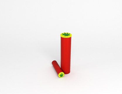 ganja caixa cannabis 420 erva daninha maconha fumaça bongo bongô 3d print model - Mito3D