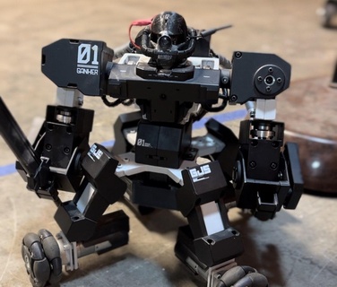 ganker gjs zaku head fpv mod fighting robot 3d print model - Mito3D