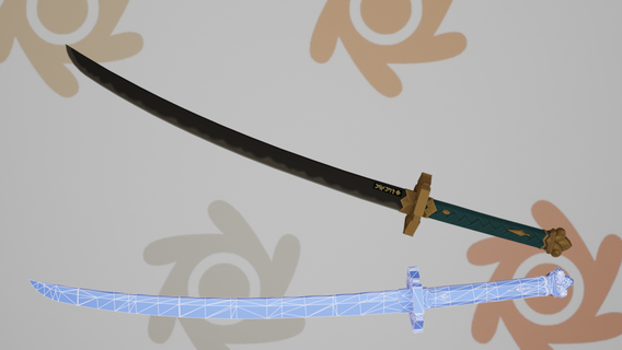 ganons gloom sword totk 3d print model - Mito3D