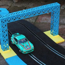 gantry - slot ninco +++++++ deco counting game scalex scalextric jouef route 24 square because racing portico 3d print model - Mito3D